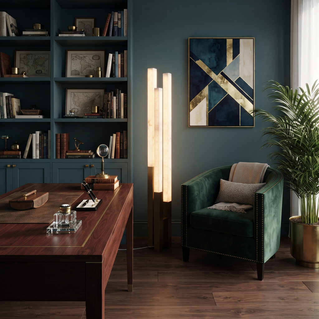 Callisto Alabaster Floor Lamp
