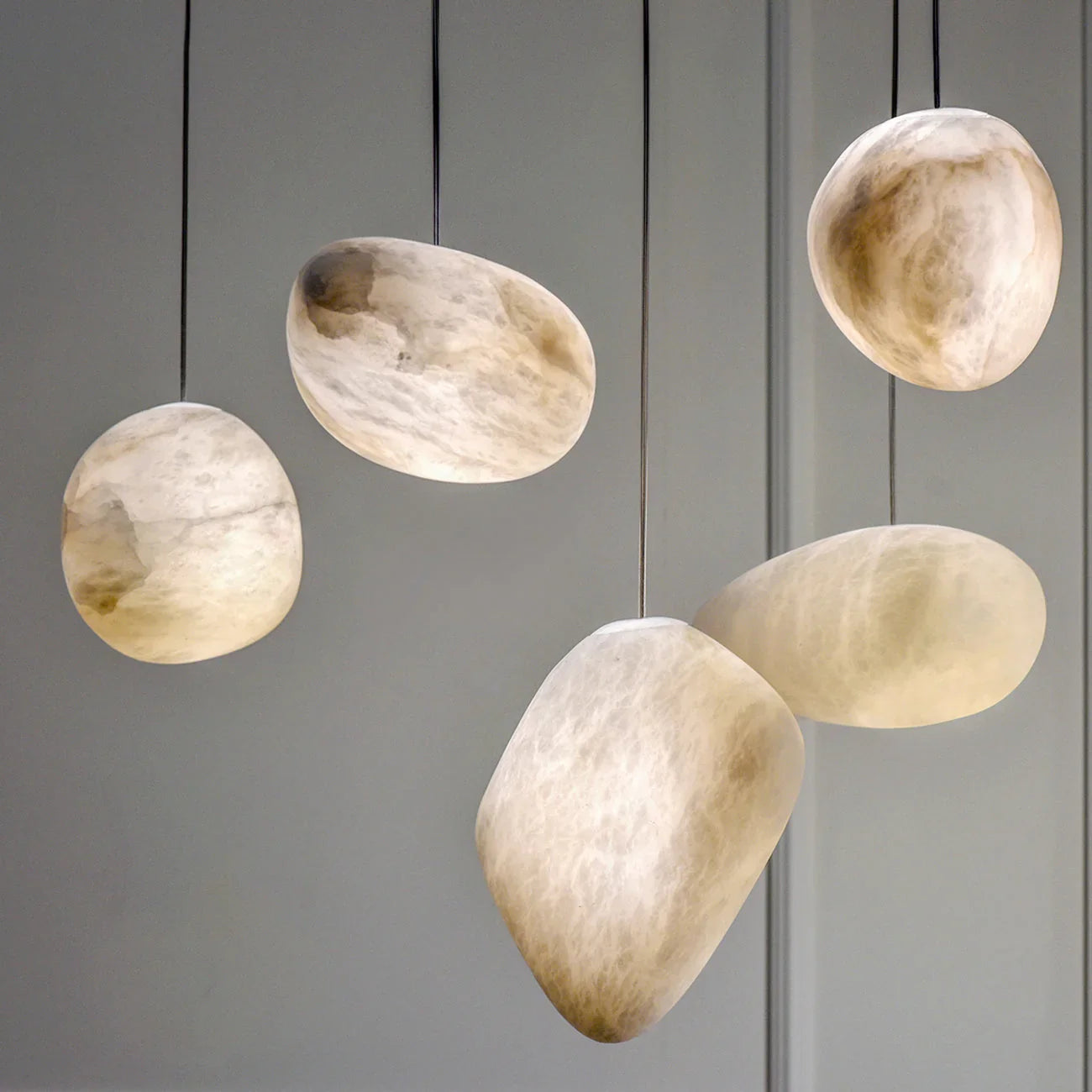 Galet Alabaster Pendelleuchte