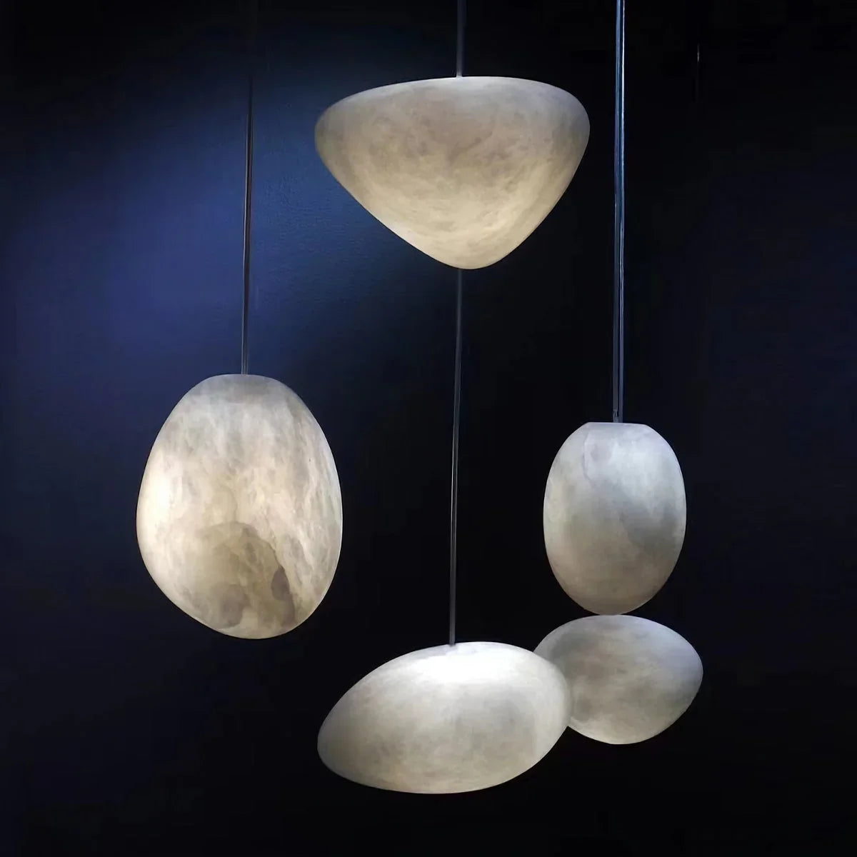 Galet Alabaster Pendelleuchte