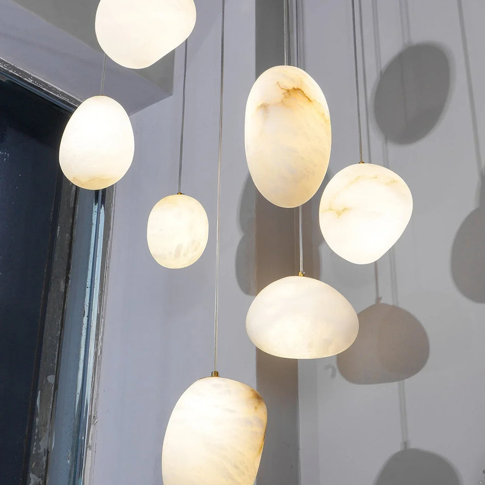 Galet Alabaster Pendelleuchte