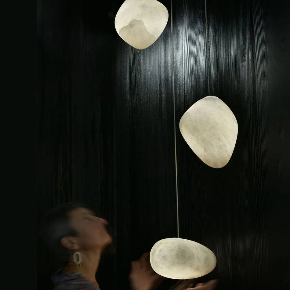 Galet Alabaster Pendelleuchte