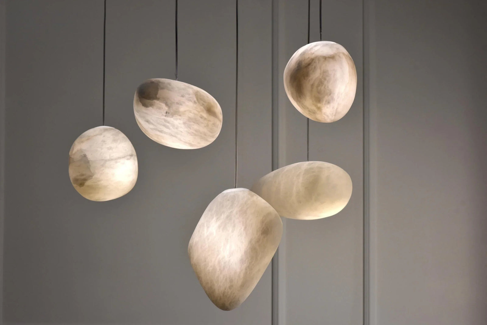 Galet Alabaster Pendelleuchte