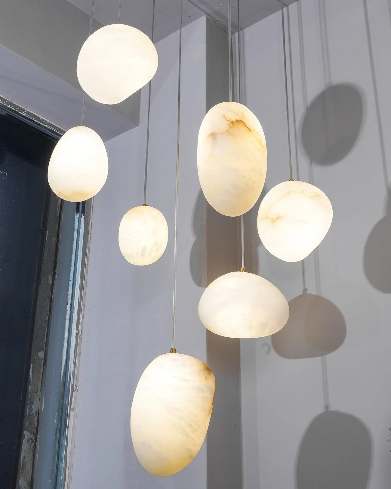 Galet Alabaster Pendelleuchte
