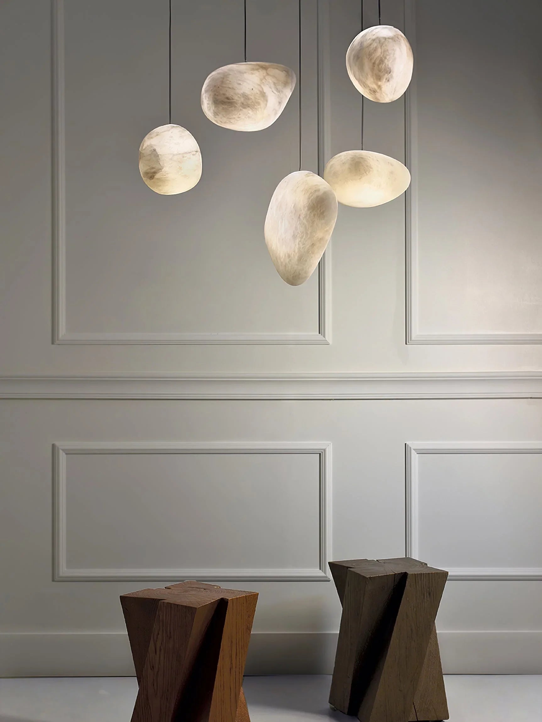 Galet Alabaster Pendant lamp
