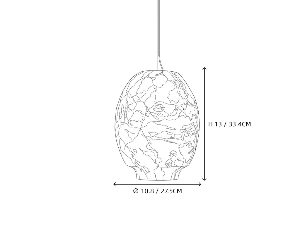Camille Alabaster Pendant lamp