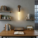 Capsule Linear Alabaster Wall Sconce
