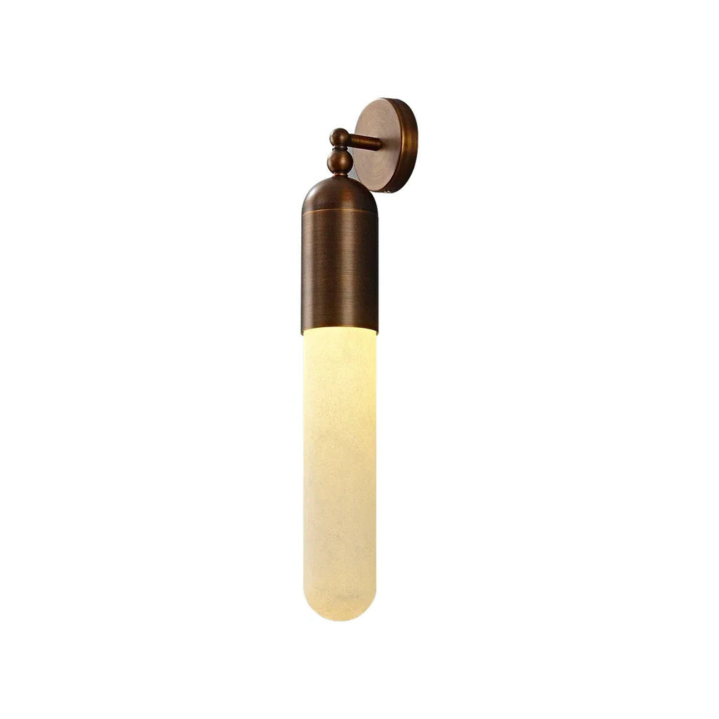 Capsule Linear Alabaster Wall Sconce