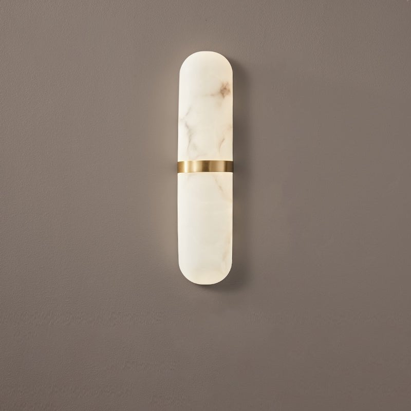 Capsule Alabaster Sconce