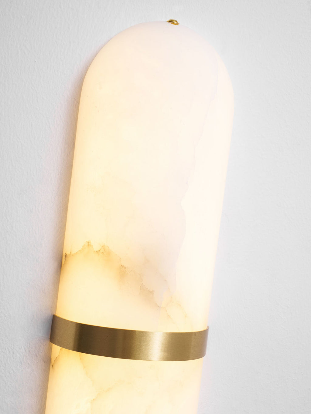 Capsule Alabaster Sconce