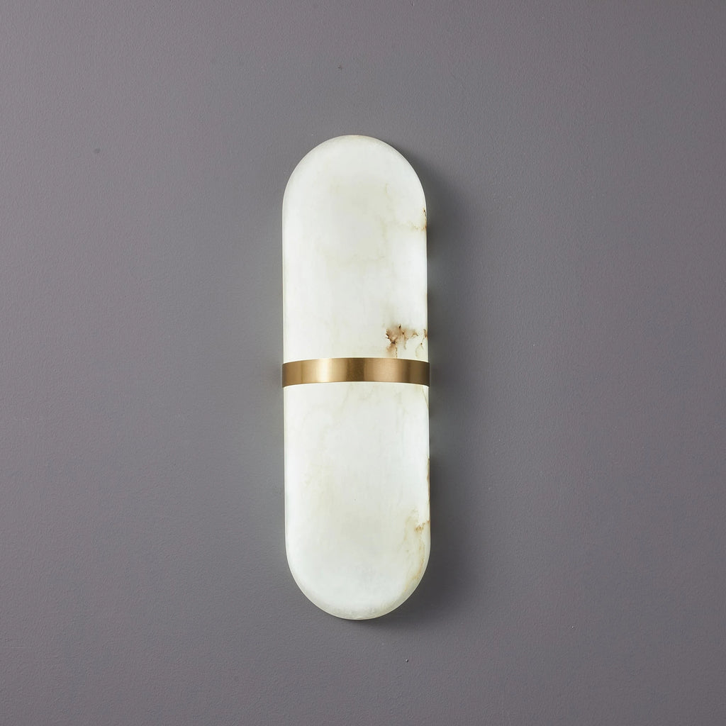 Capsule Alabaster Sconce