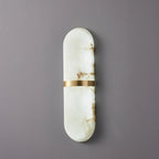 Capsule Alabaster Sconce