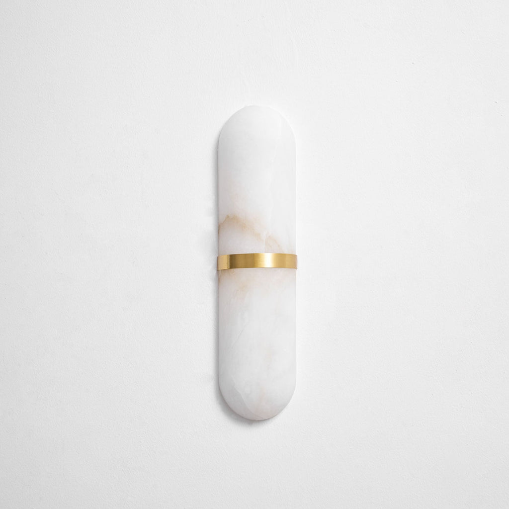 Capsule Alabaster Sconce