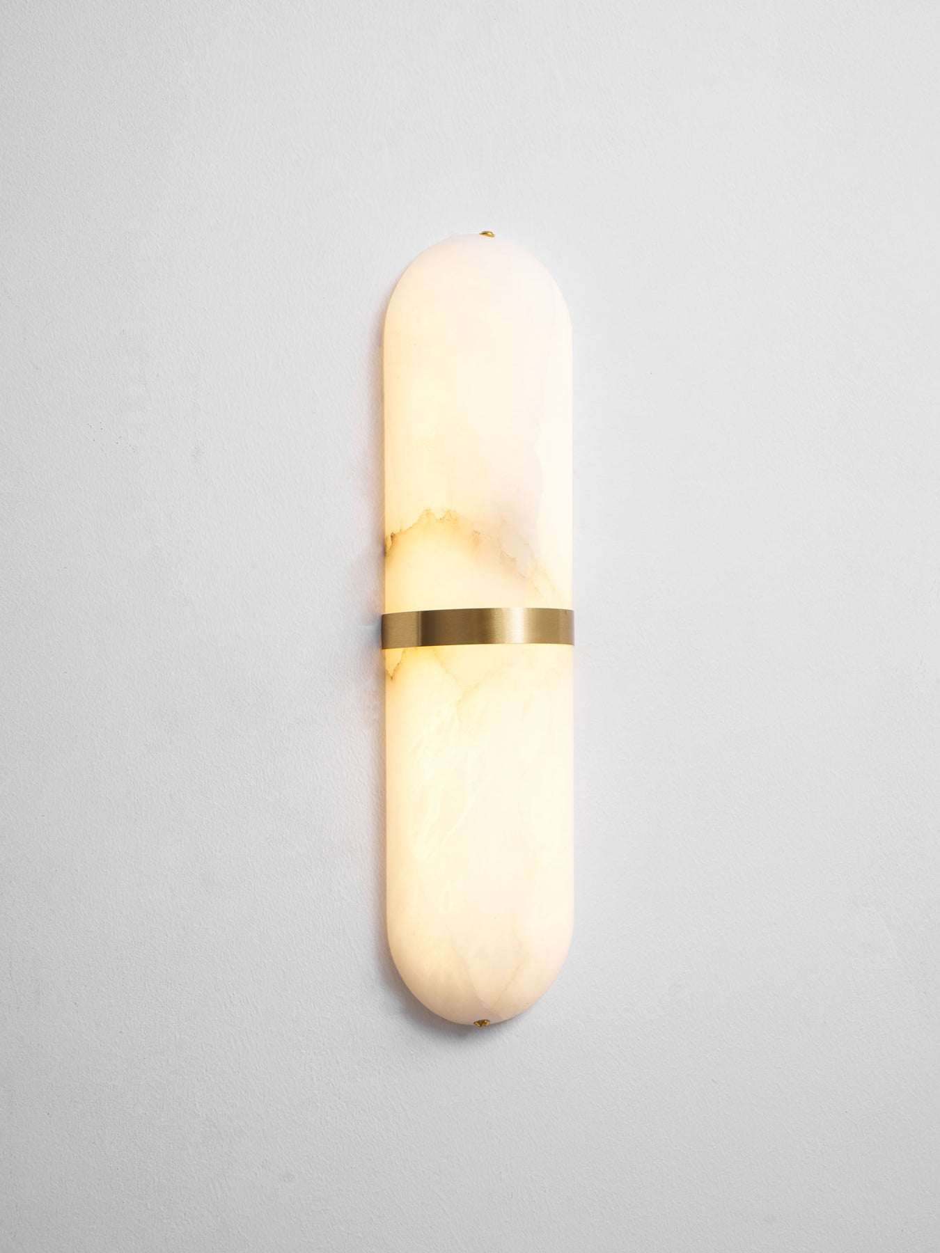Capsule Alabaster Sconce