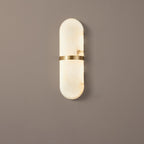 Capsule Alabaster Sconce
