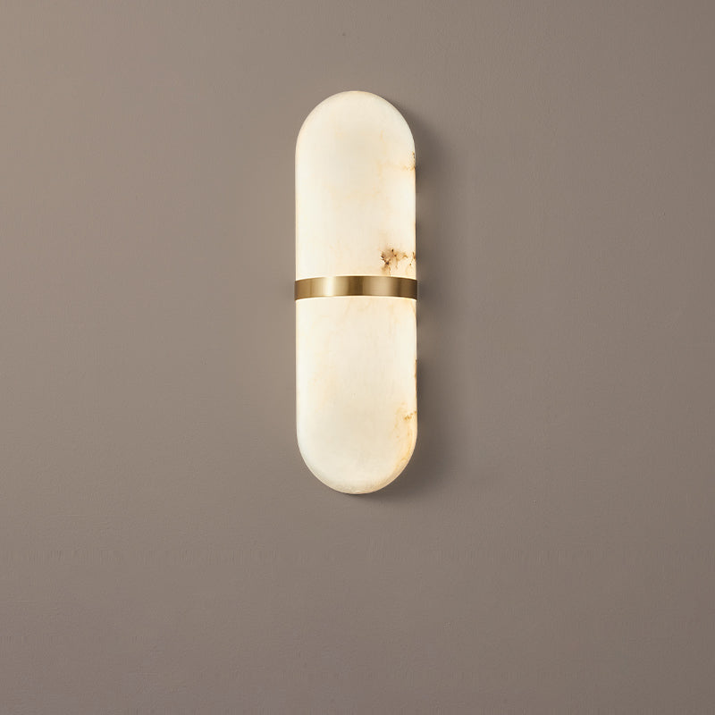 Capsule Alabaster Sconce