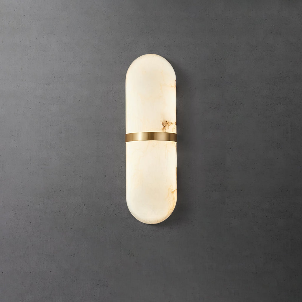 Capsule Alabaster Sconce