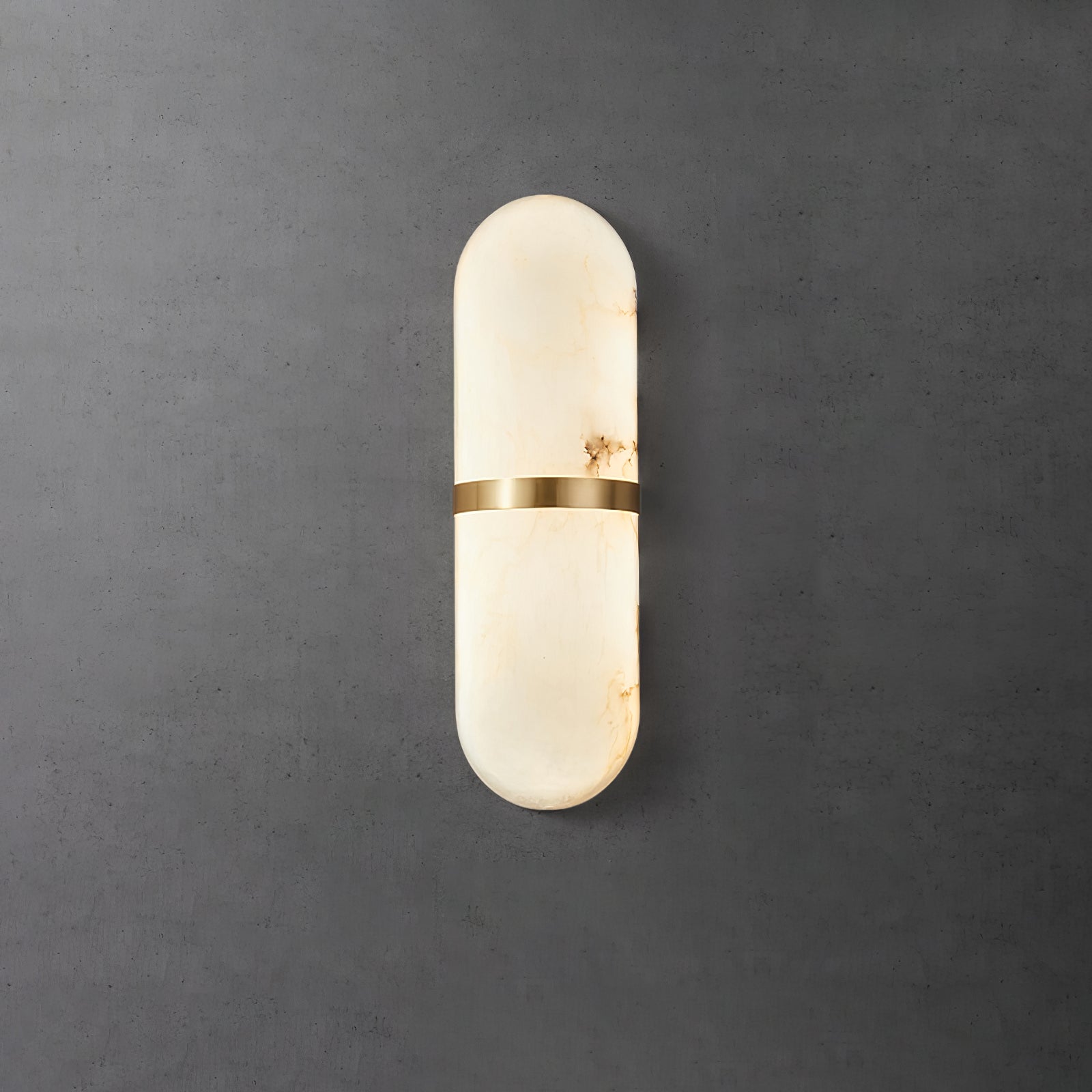 Capsule Alabaster Sconce
