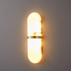 Capsule Alabaster Sconce