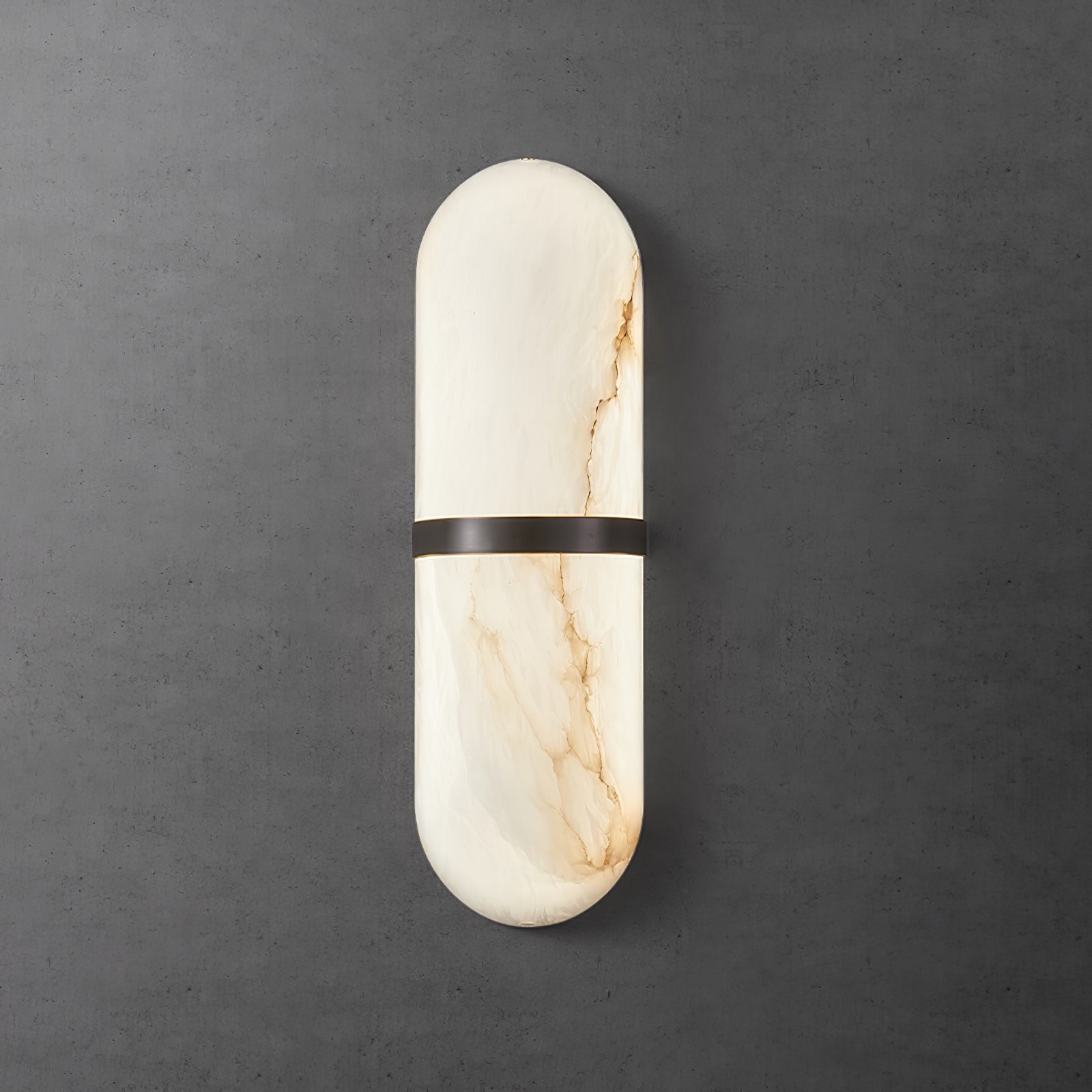 Capsule Alabaster Sconce