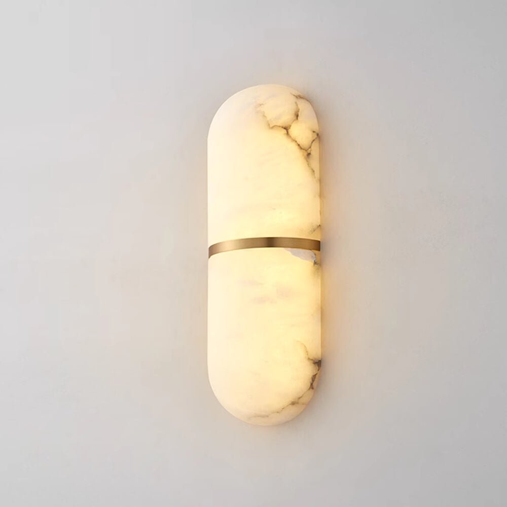 Capsule Alabaster Sconce