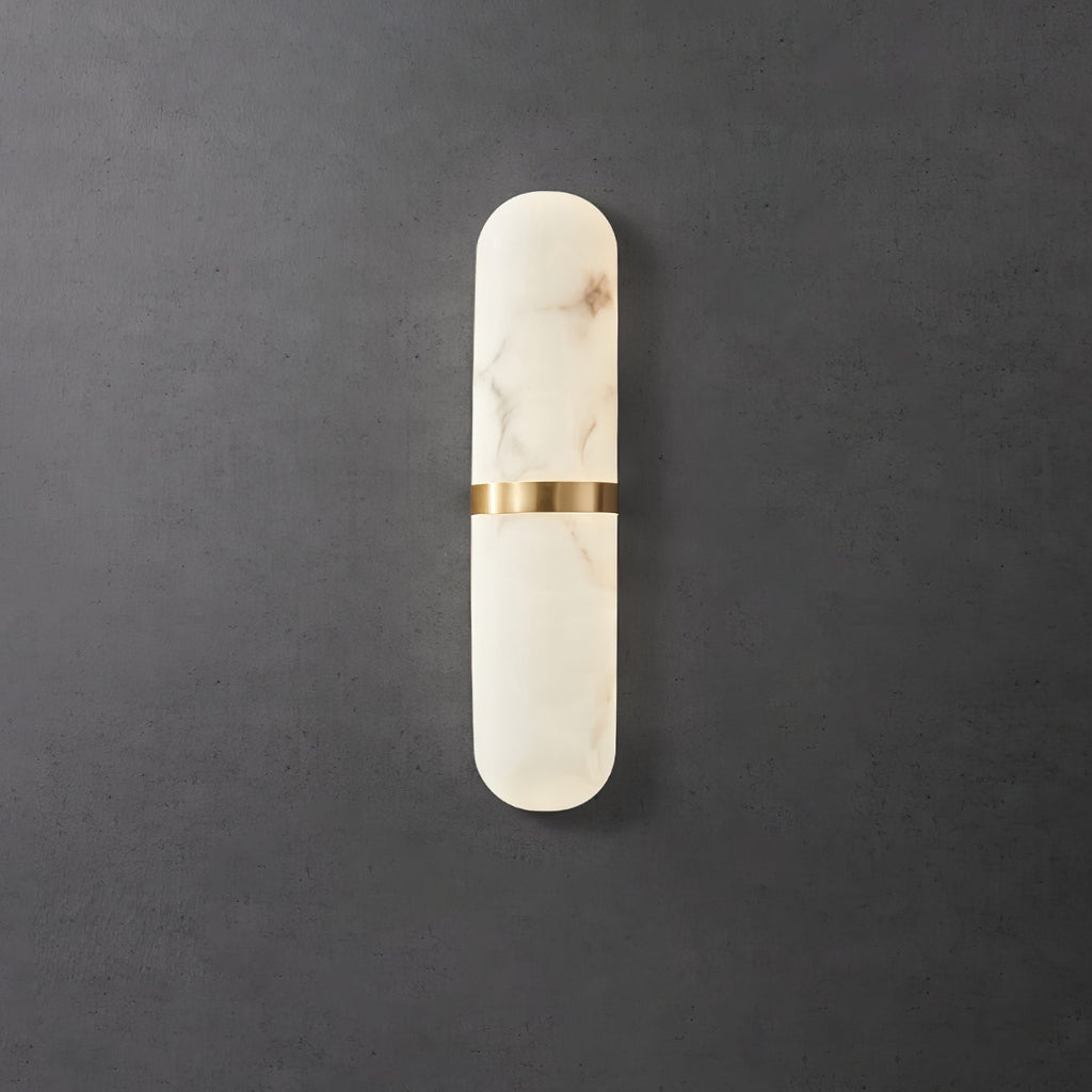 Capsule Alabaster Sconce