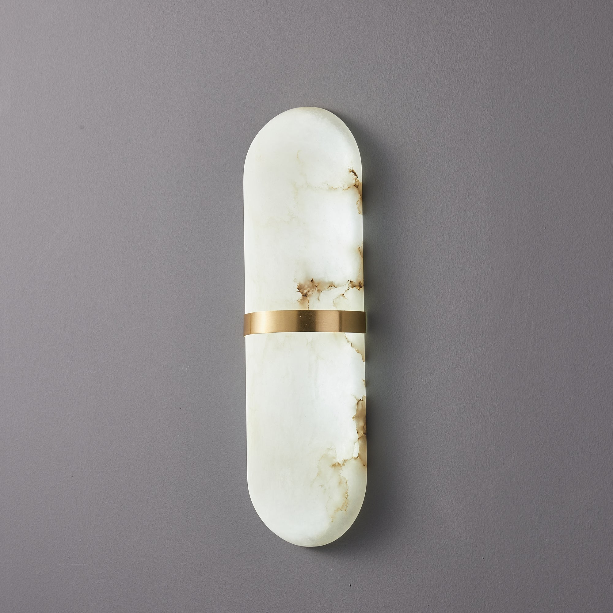 Capsule Alabaster Sconce
