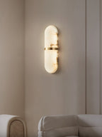 Capsule Alabaster Sconce