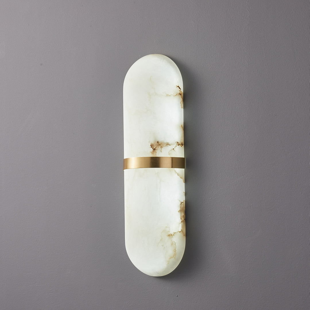 Capsule Alabaster Sconce