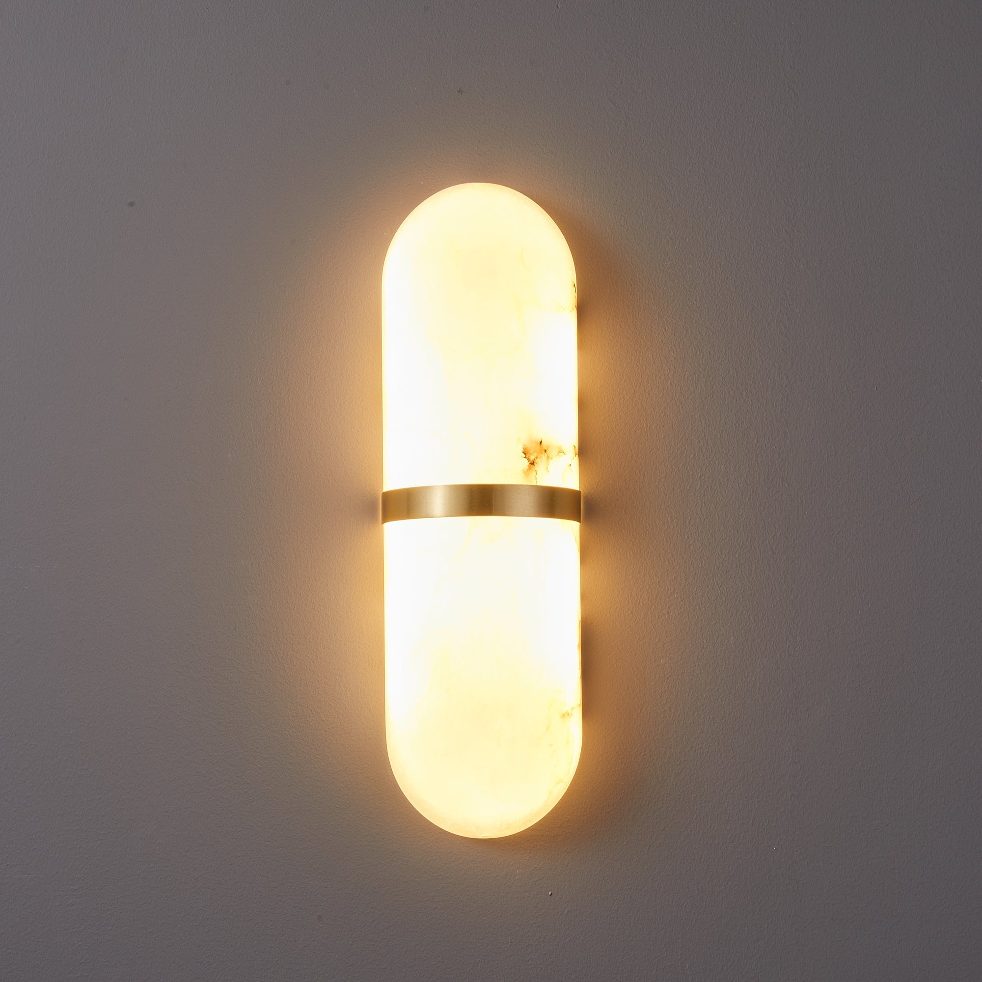 Capsule Alabaster Sconce