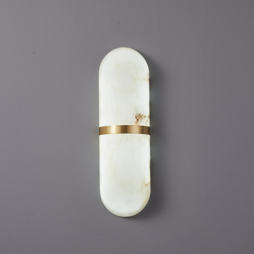 Capsule Alabaster Sconce
