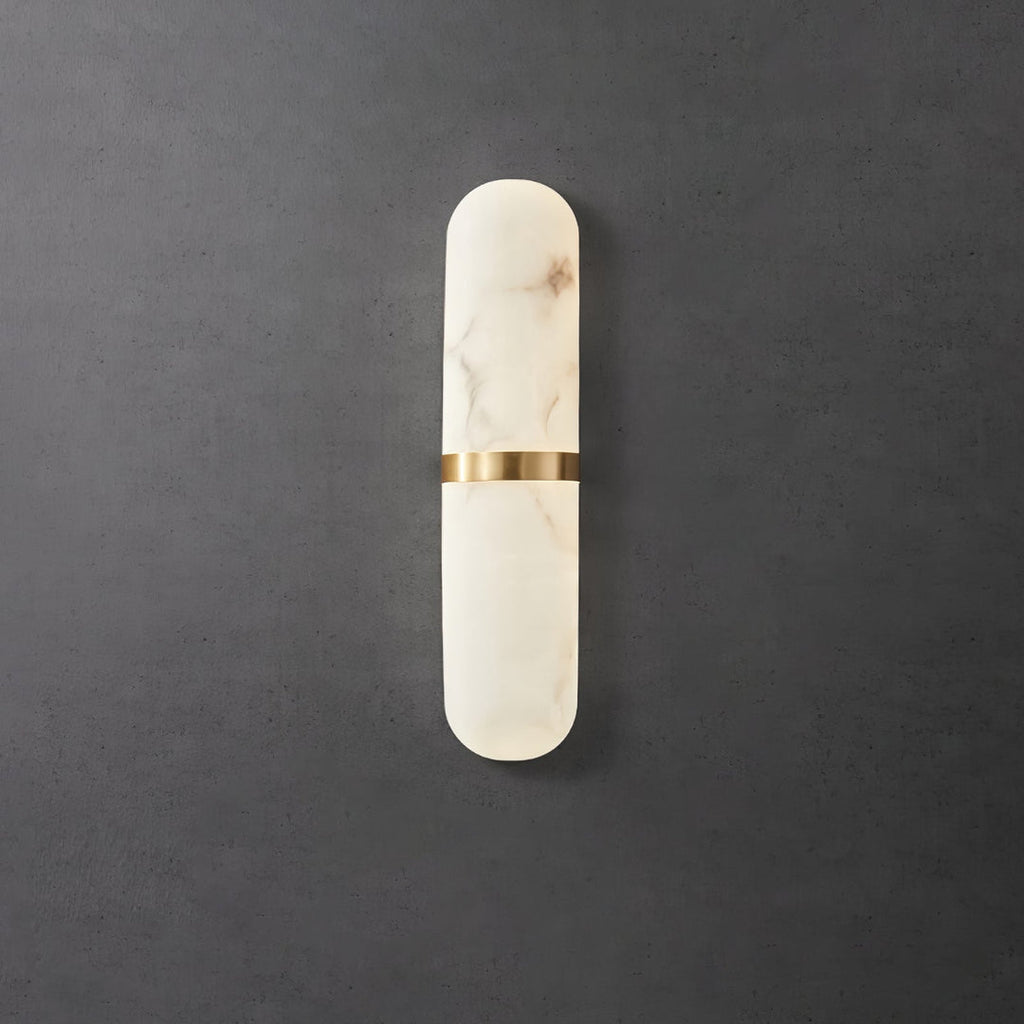 Capsule Alabaster Sconce
