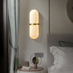 Capsule Alabaster Sconce