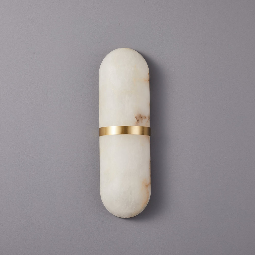 Capsule Alabaster Sconce