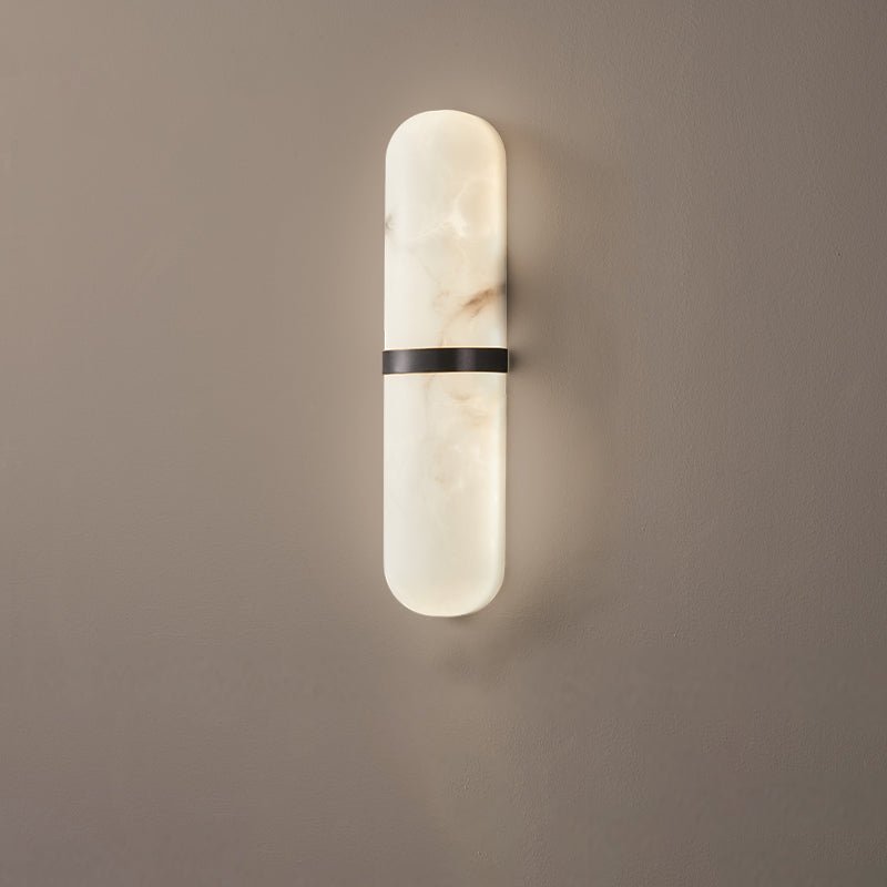 Capsule Alabaster Sconce