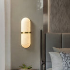 Capsule Alabaster Sconce