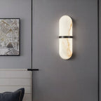 Capsule Alabaster Sconce