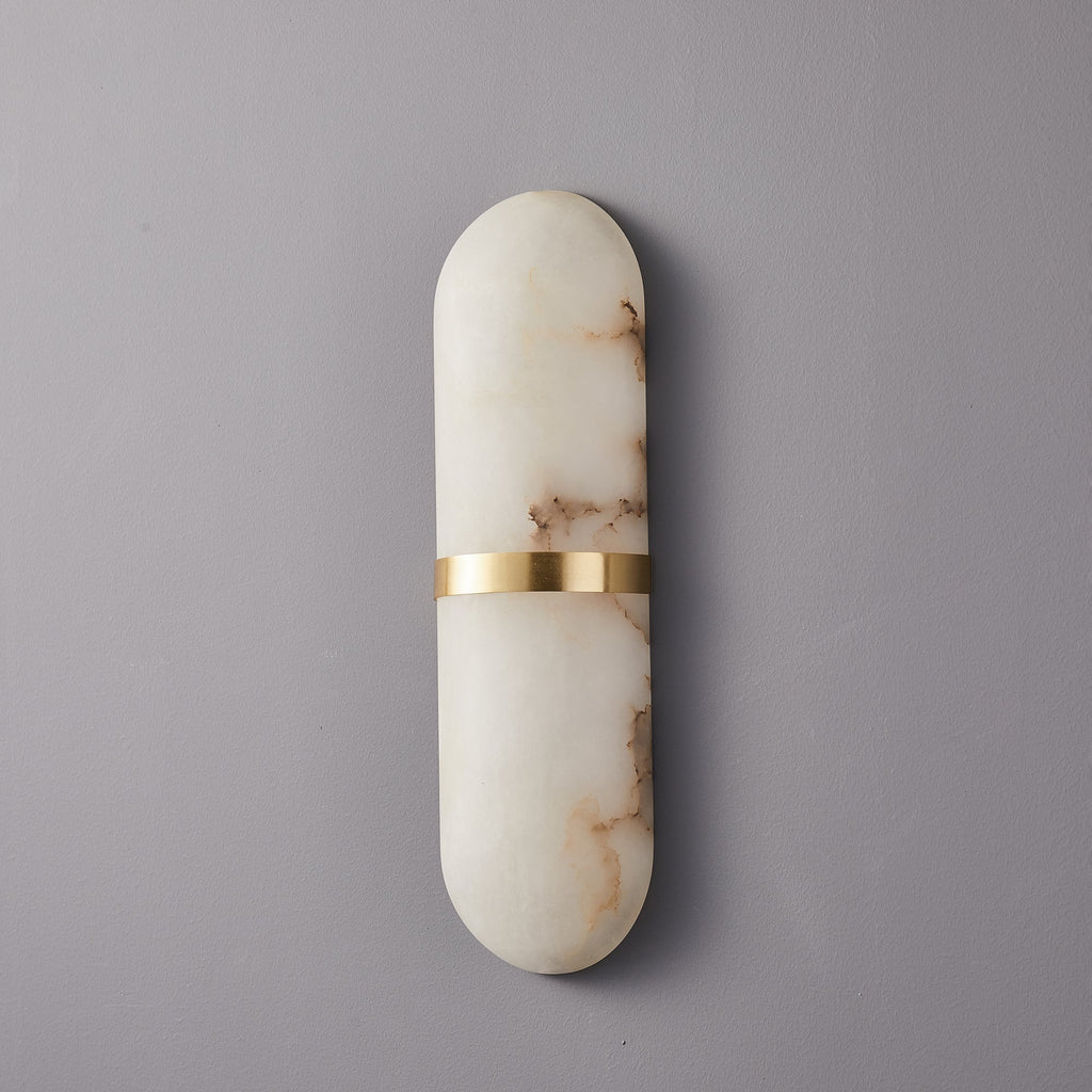 Capsule Alabaster Sconce