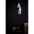 Porcelain Cone Bedside Pendant Light Over Bedroom Side Table