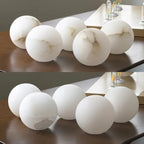 Cascading Alabaster Orb Light