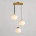 Cascading Alabaster Orb Light