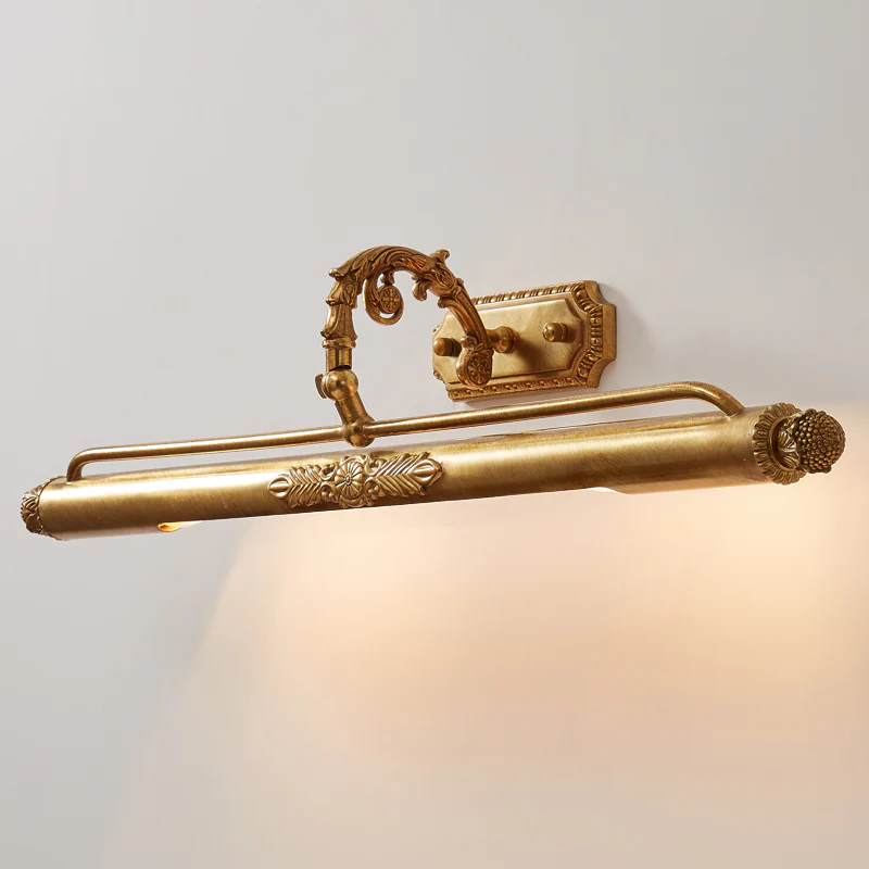 Castello Ornate Brass Picture Light
