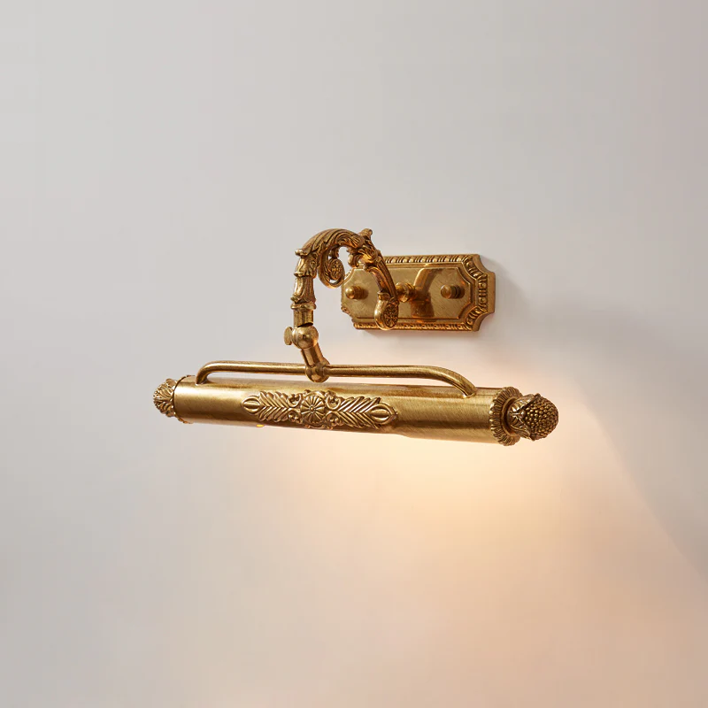 Castello Ornate Brass Picture Light