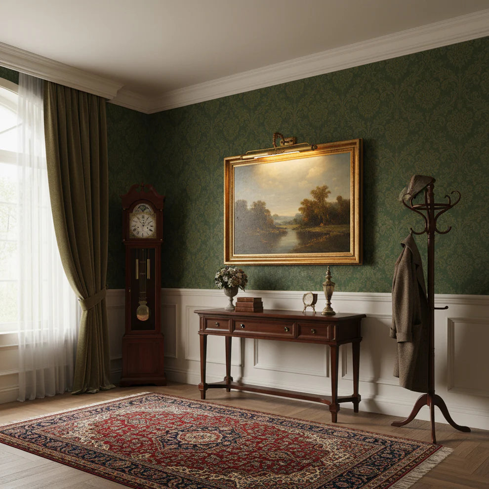 Castello Ornate Brass Picture Light