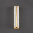 Rectangular Alabaster Bar Wall Sconce Studio Product Shot