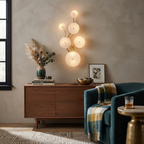 Ceramic Petal Cluster Wall Sconce