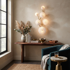 Ceramic Petal Cluster Wall Sconce