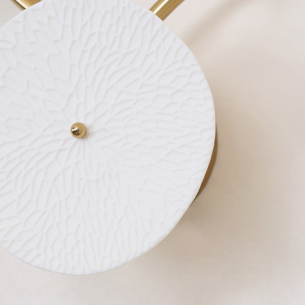 Ceramic Petal Cluster Wall Sconce