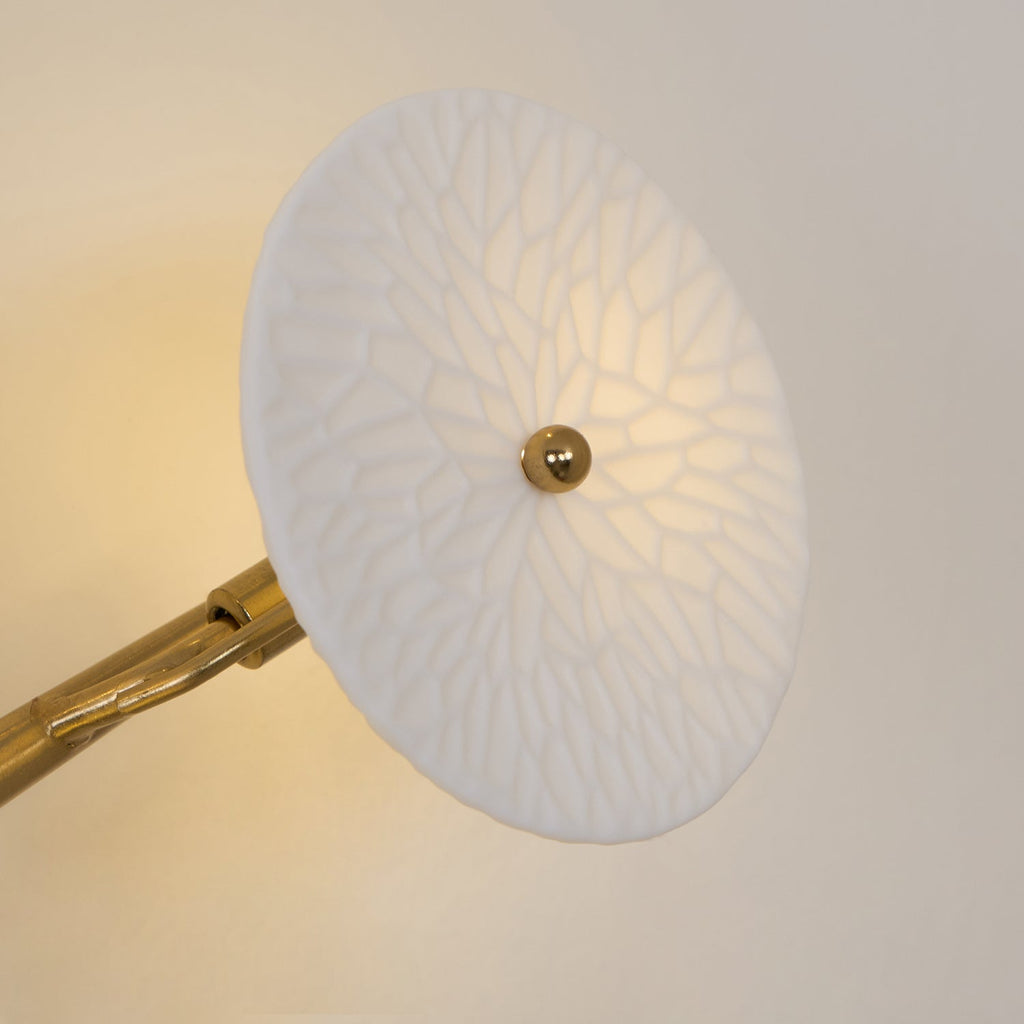 Ceramic Petal Cluster Wall Sconce