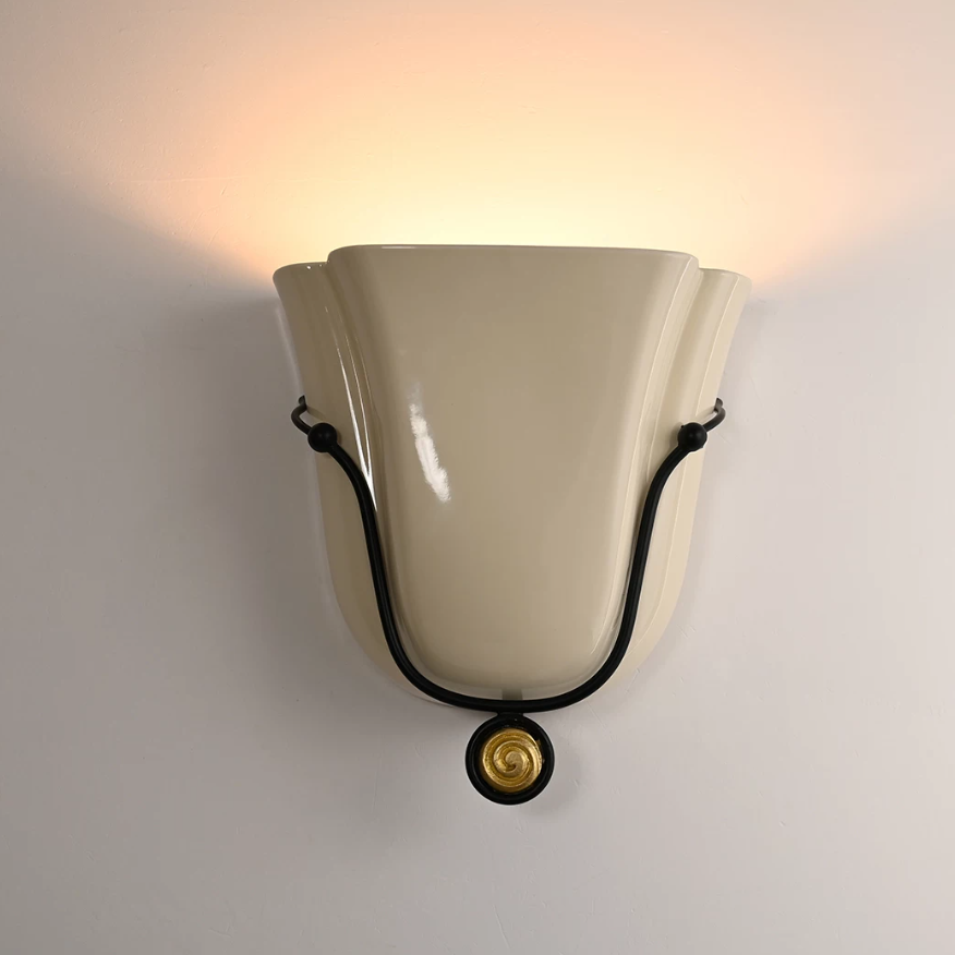 Ceramic Tulip Wall Sconce
