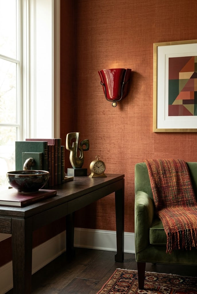 Ceramic Tulip Wall Sconce